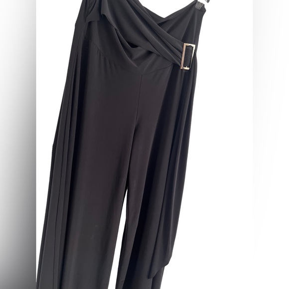 Minx Women’s Straight Wide Leg Pants with . Size XL Color Black - Picture 10 of 13